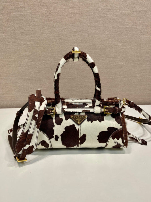 Prada Bonnie Small calf hair shoulder bag