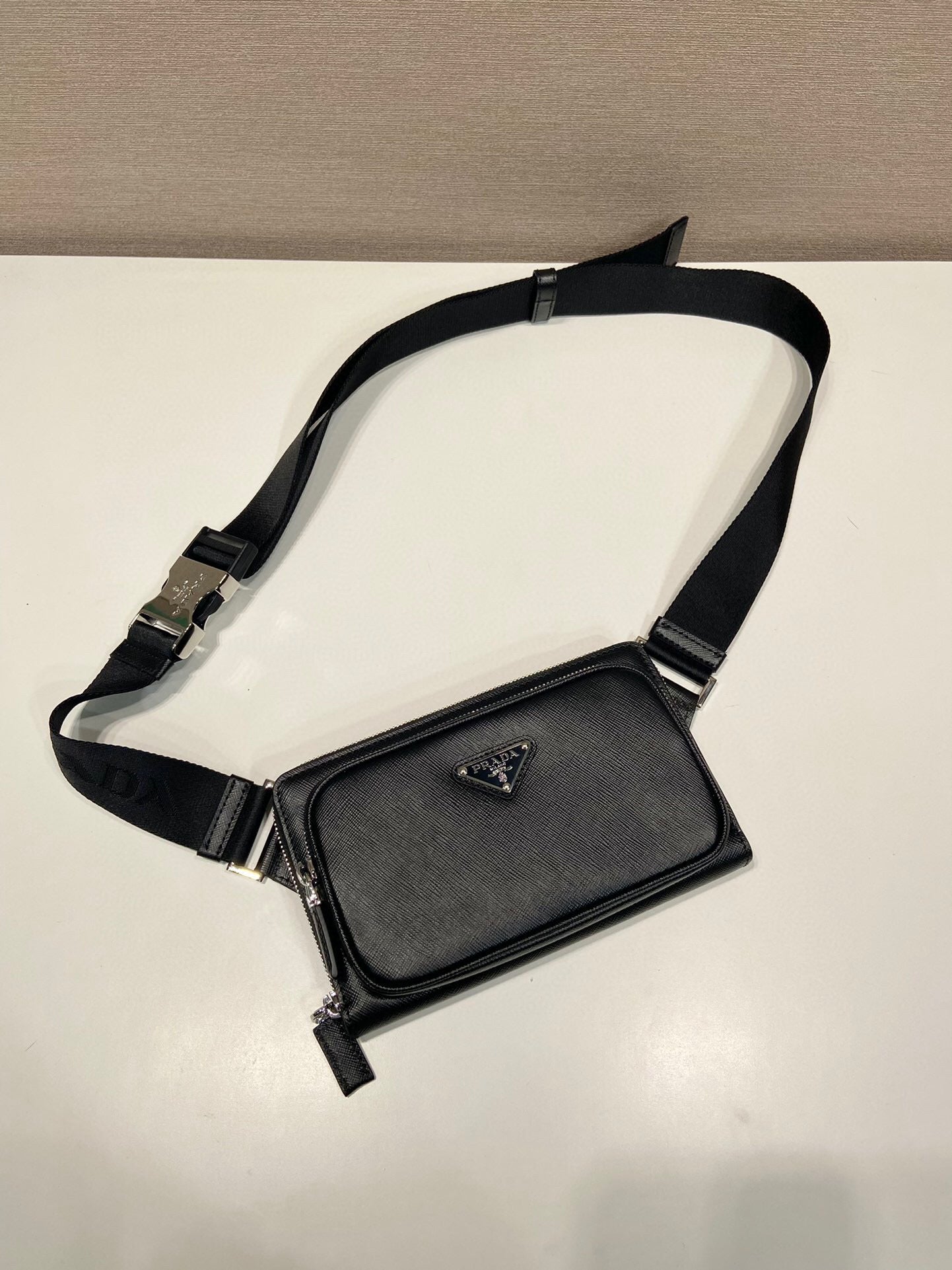 Prada Saffiano leather belt bag