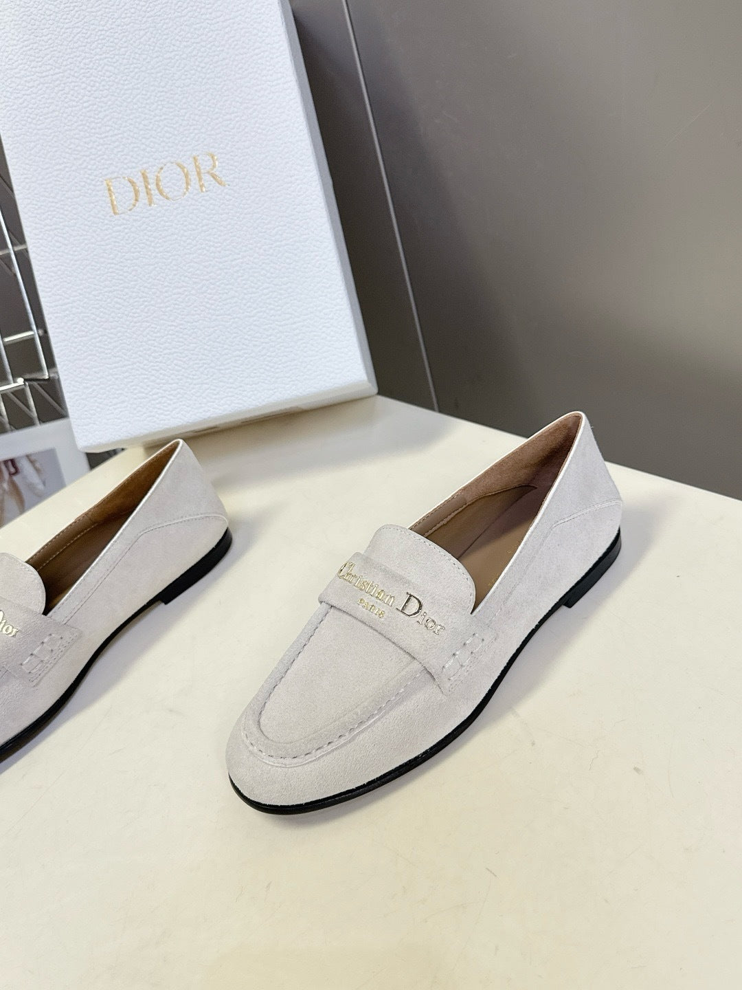 Christian Dior Suede Flats