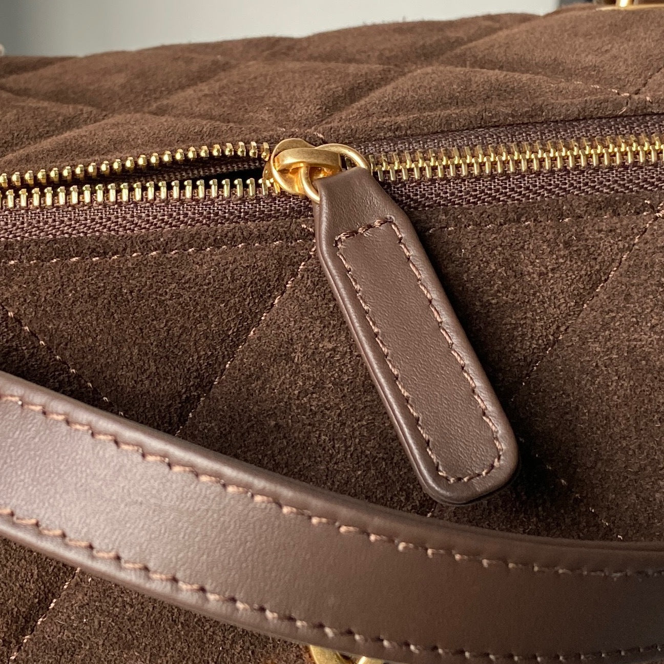 Chanel Suede Bowling bag