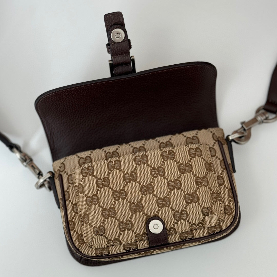 Gucci Bi-colour GG super mini bag