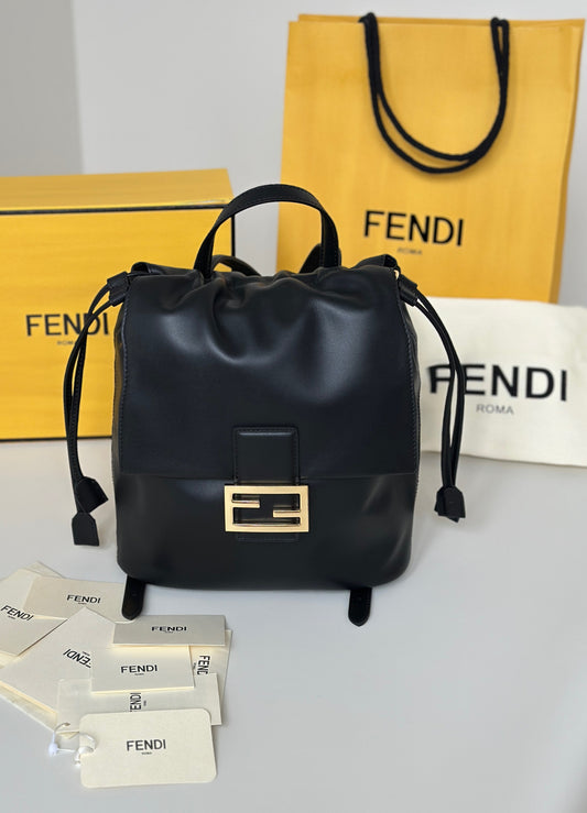 Fendi Bucket Leather Backpack