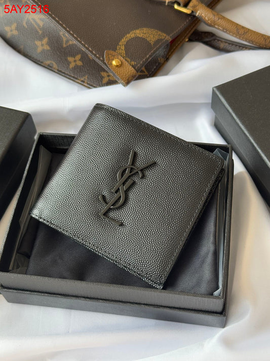 YSL Monogram Mini Wallet