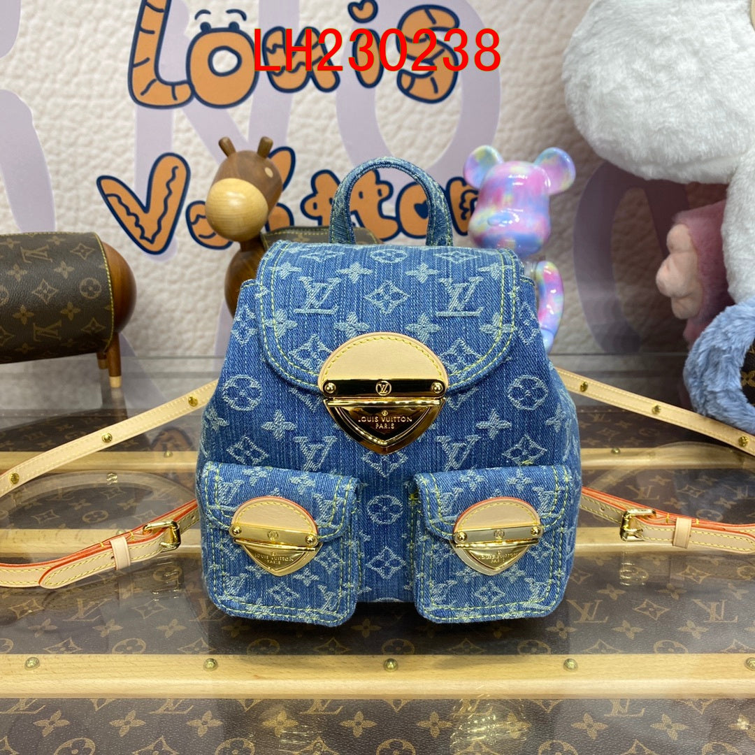 Louis Vuitton Denim Backpack