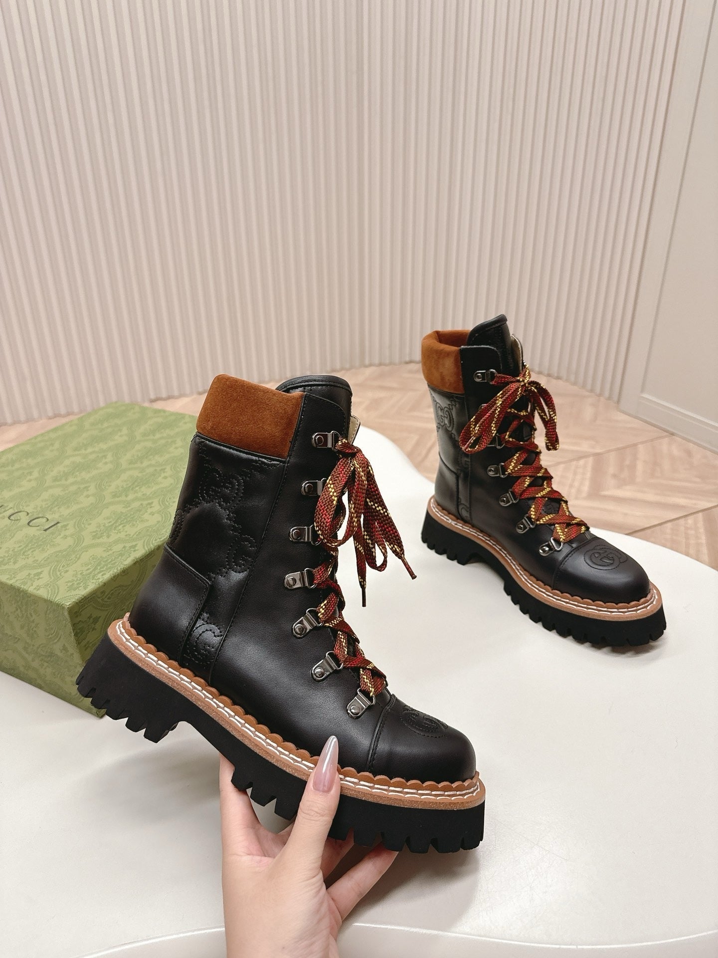 Gucci Leather Boots