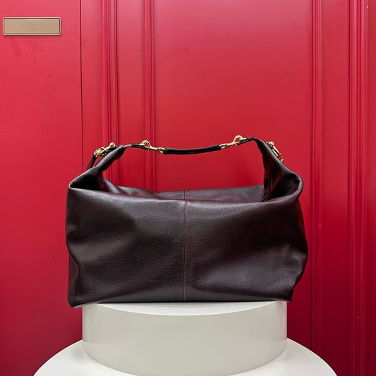 Gucci Brera leather large crossbody bag