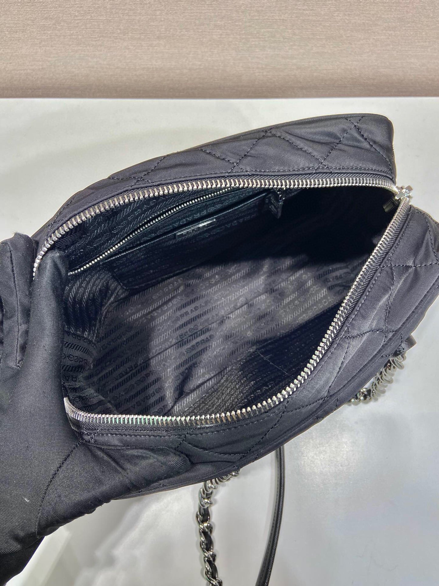 Prada Nylon Medium Travel Bag