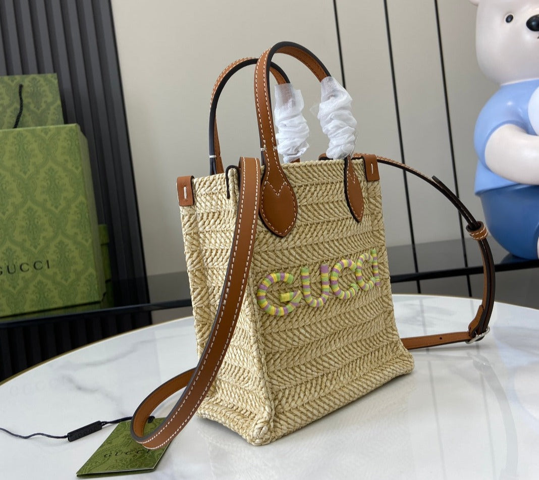 Gucci Lido Straw bag