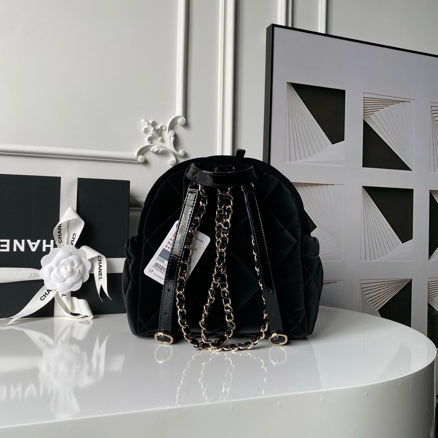 Chanel Velvet Backpack