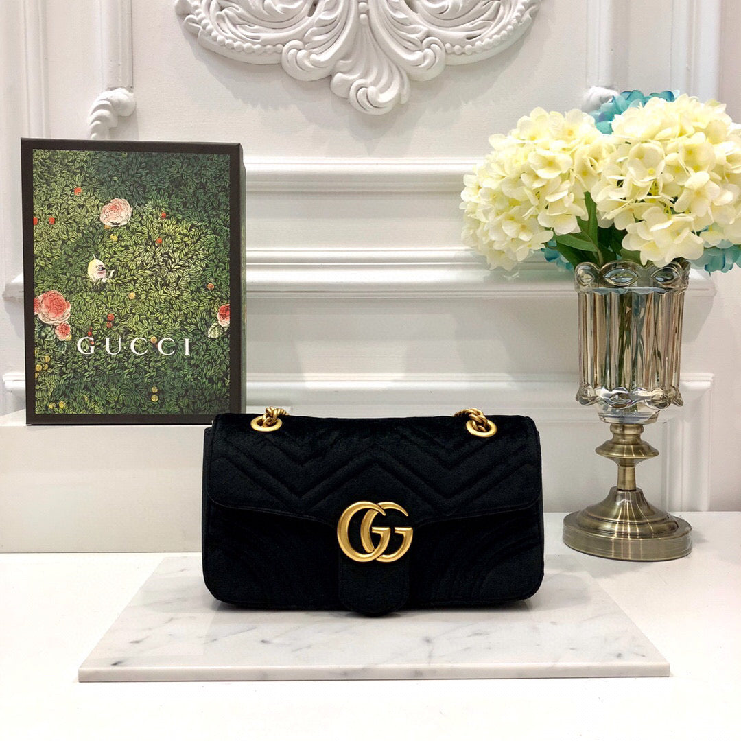 Gucci Marmont Small Velvet Bag