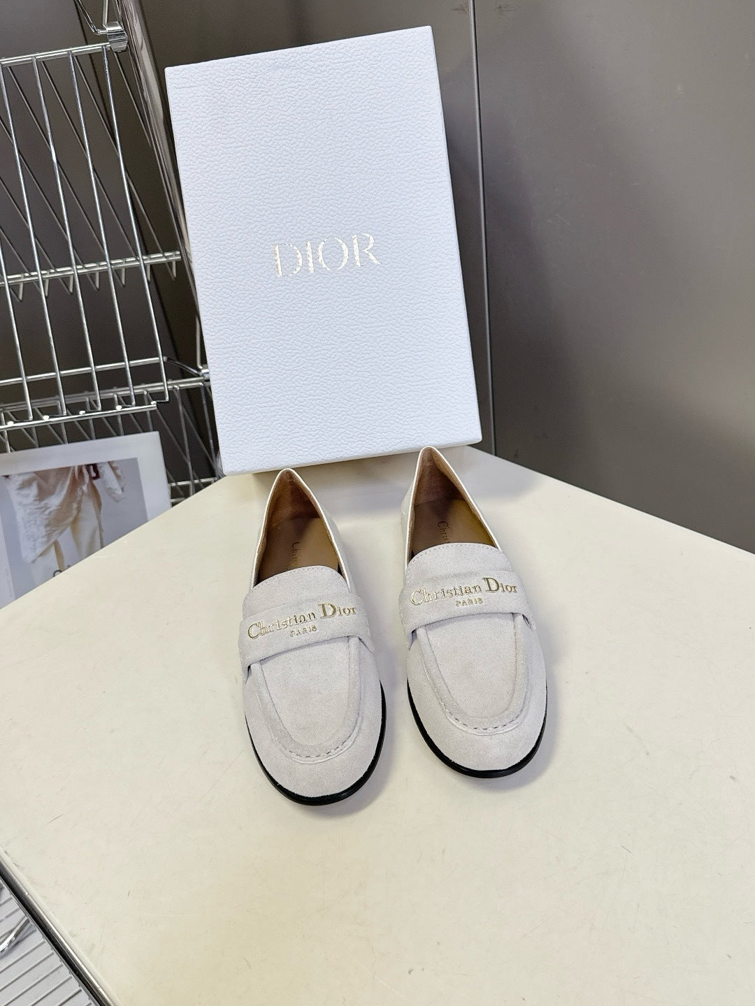 Christian Dior Suede Flats