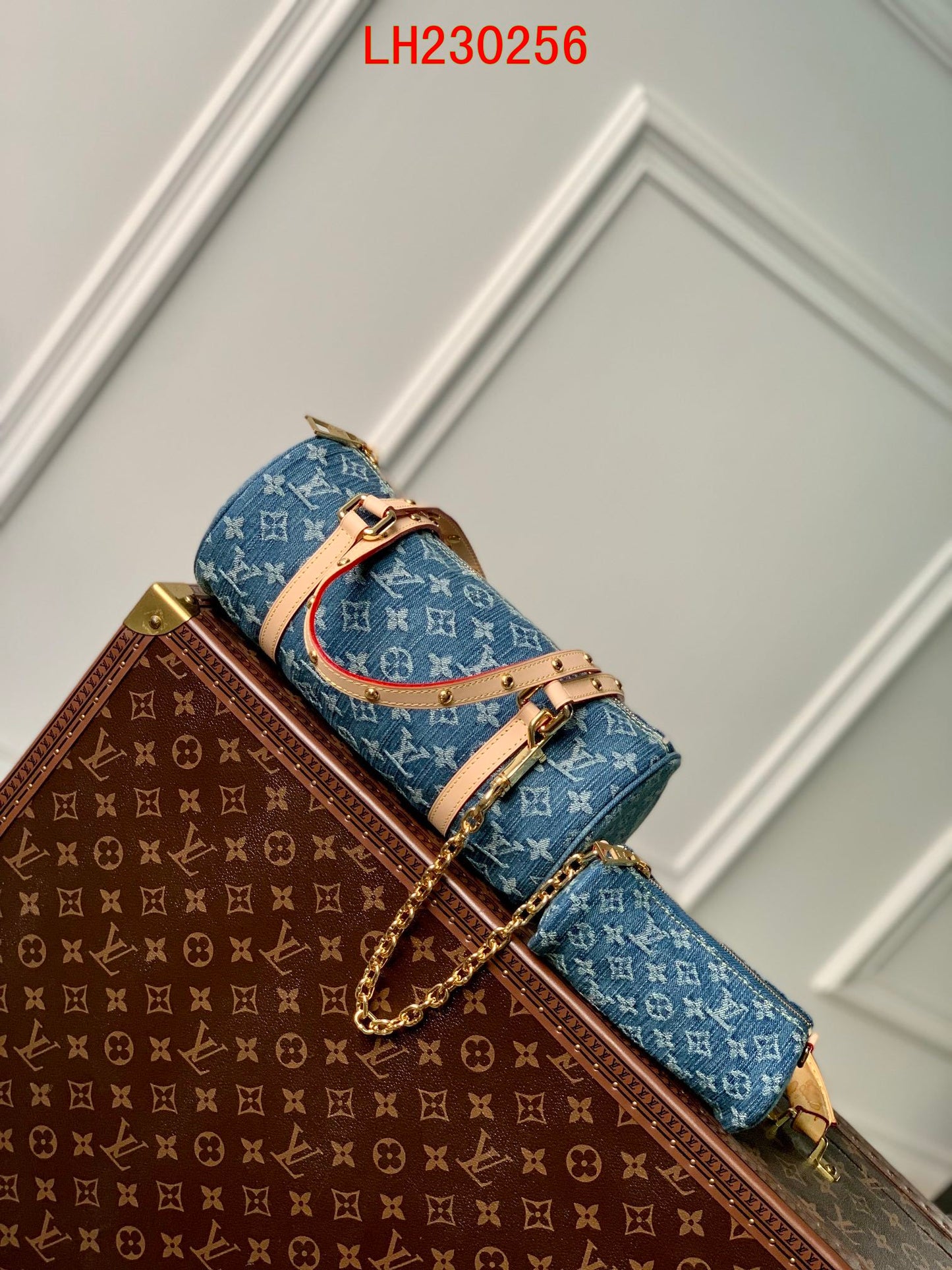 Louis Vuitton  Papillon Monogram Denim