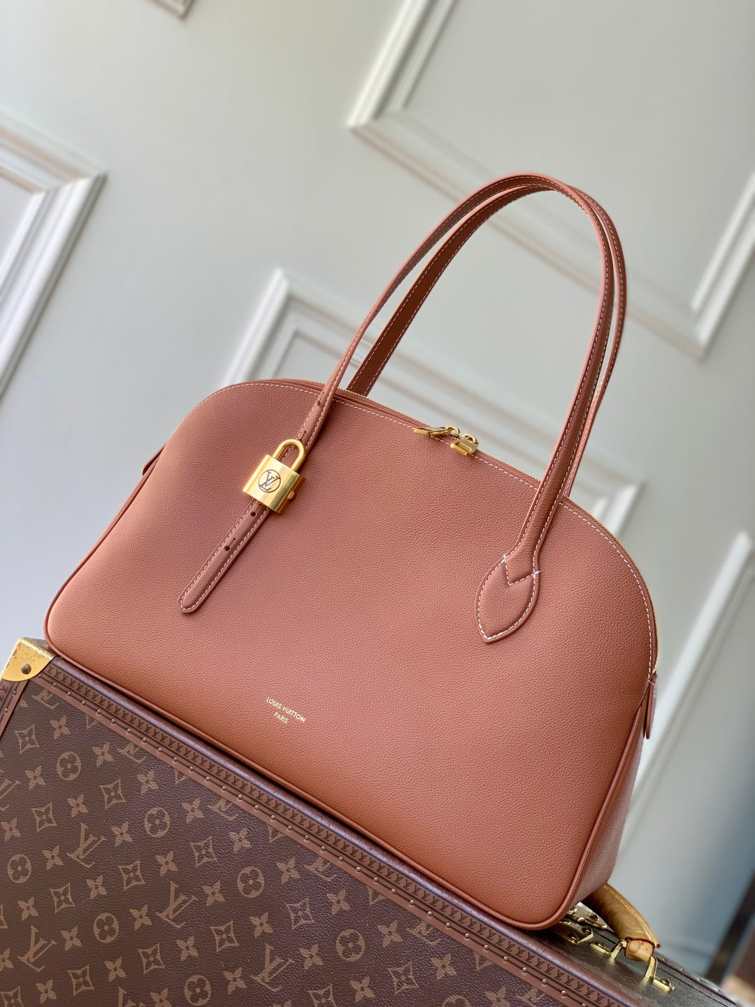 Louis Vuitton Duffle Tote leather bag