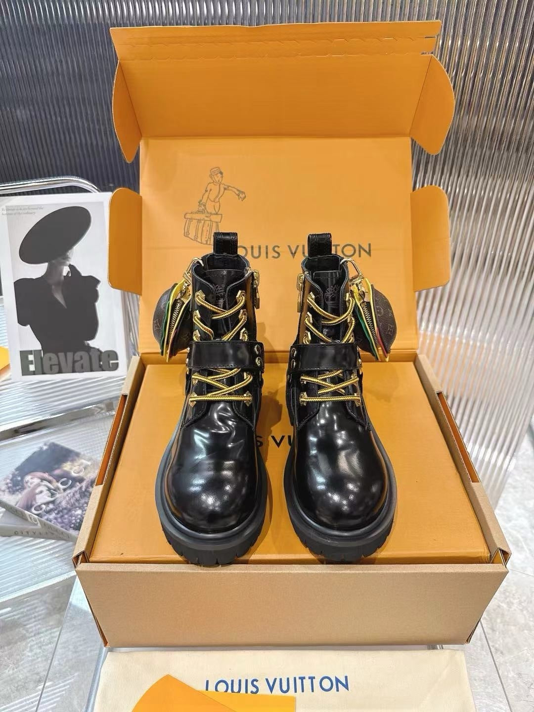 Louis Vuitton x Timberland Boots