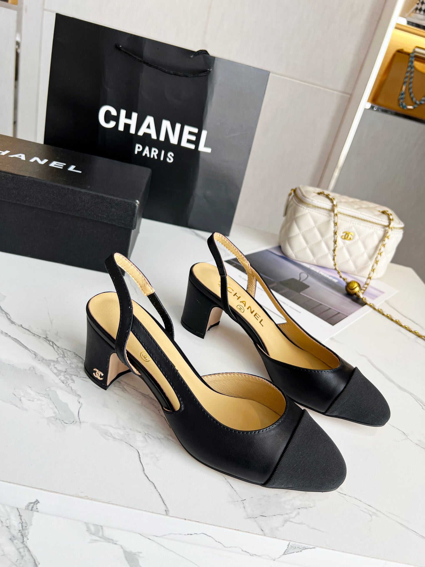 Chanel Tweed Heels