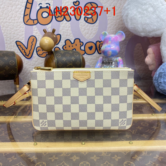 Louis Vuitton Double Zip Pochette Damier