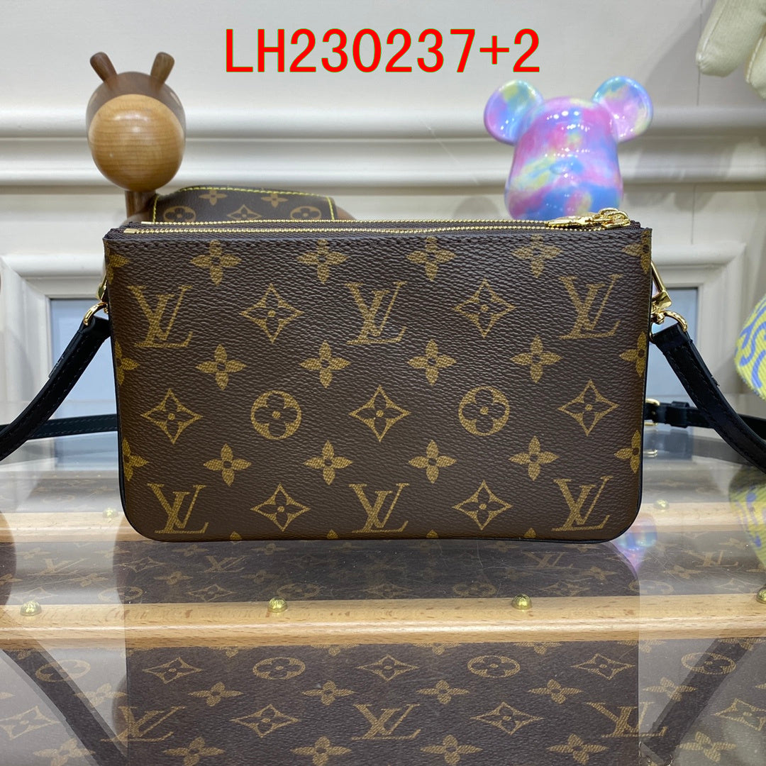 Louis Vuitton Double Zip Pochette Monogram reserve