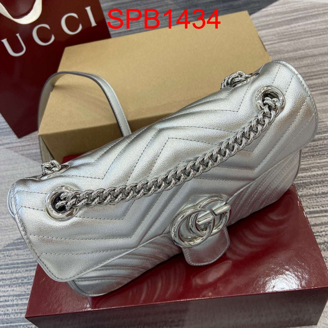 Gucci Marmont Small Silver edition