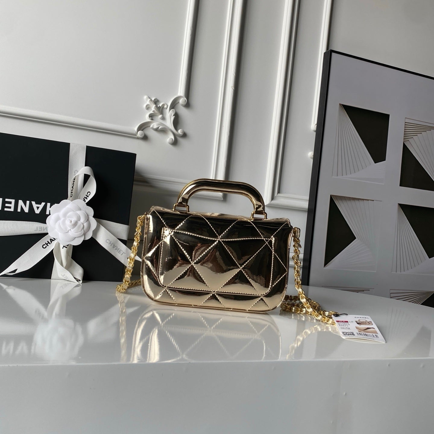 Chanel Mini flap bag with handle