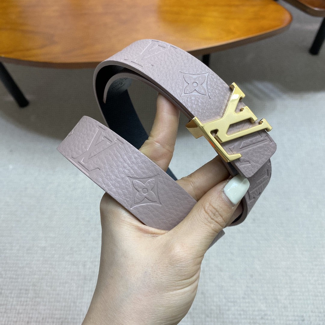 Louis Vuitton Empreinte leather belt 3.0 cm