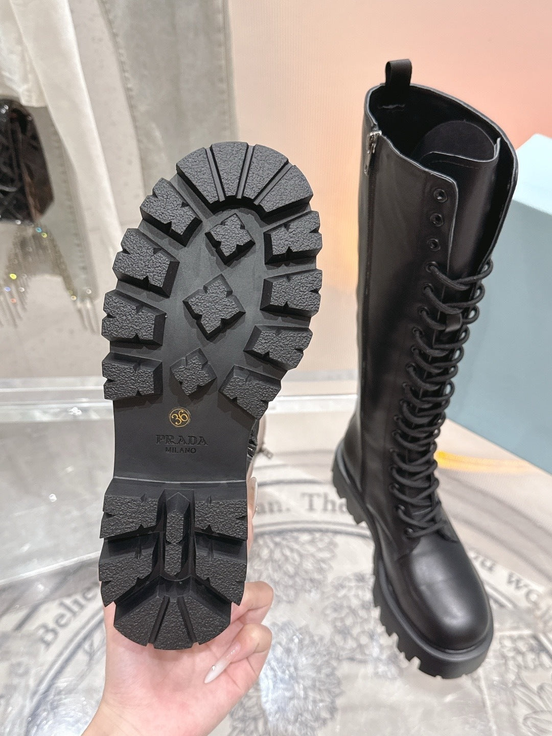 Prada Long Boots, high
