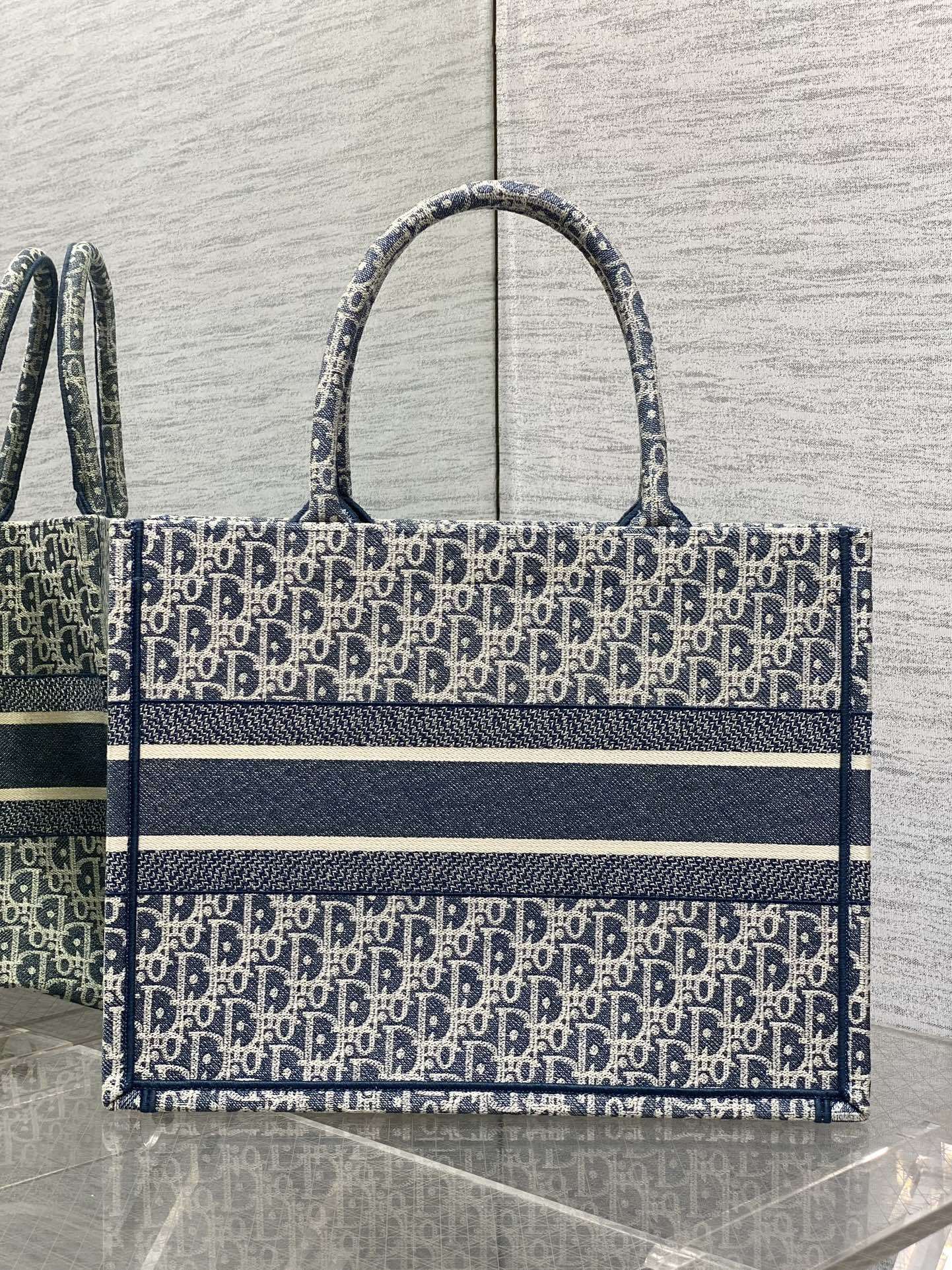 Dior Book Tote Denim Medium and Mini