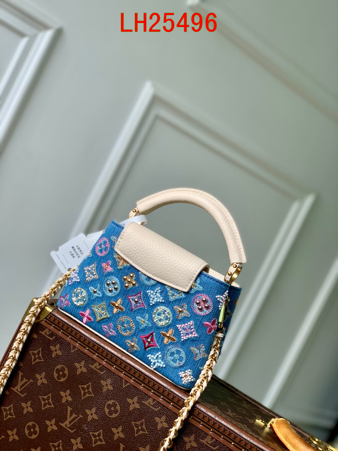 Louis Vuitton Capucines Mini  in Monogram denim