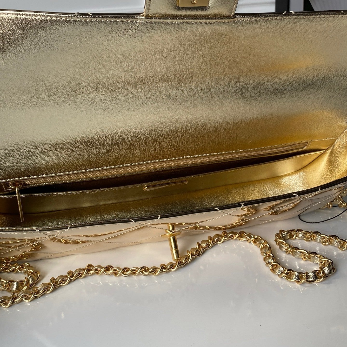 Chanel Large Flap Bag with Top Handle
