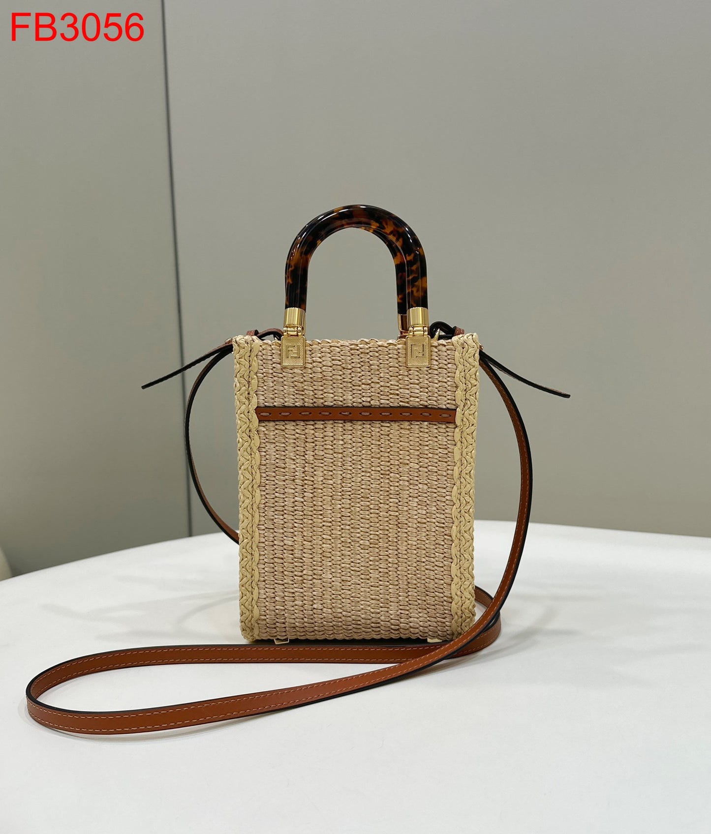 Fendi BEIGE ‘SUNSHINE MINI’ SHOULDER BAG