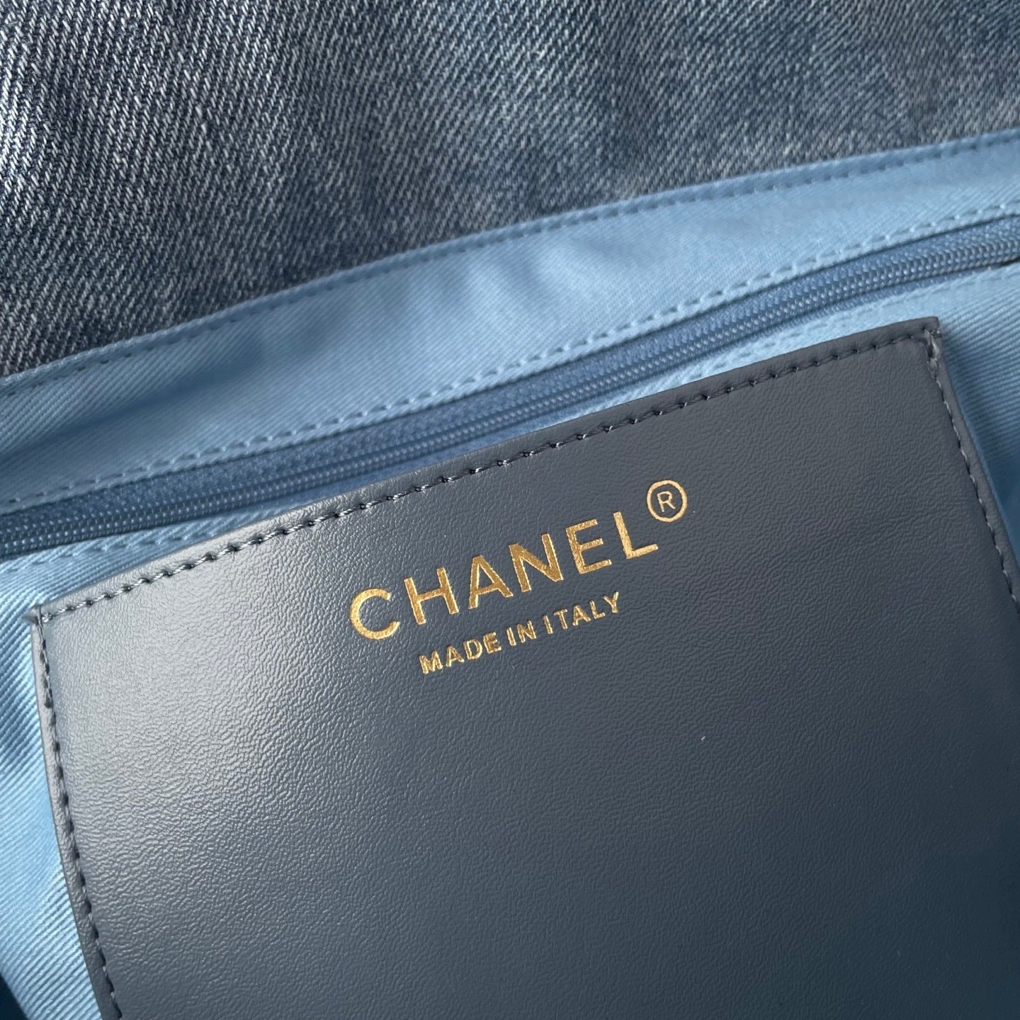 Chanel Maxi denim flap bag