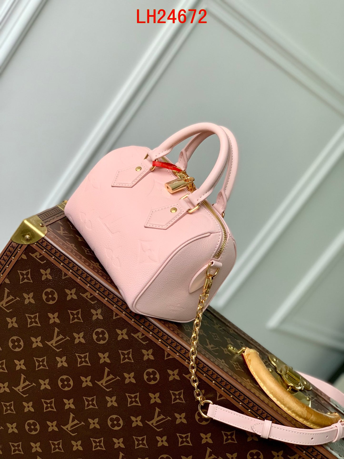 Louis Vuitton Speedy Bandoulière 20 empreinte pink