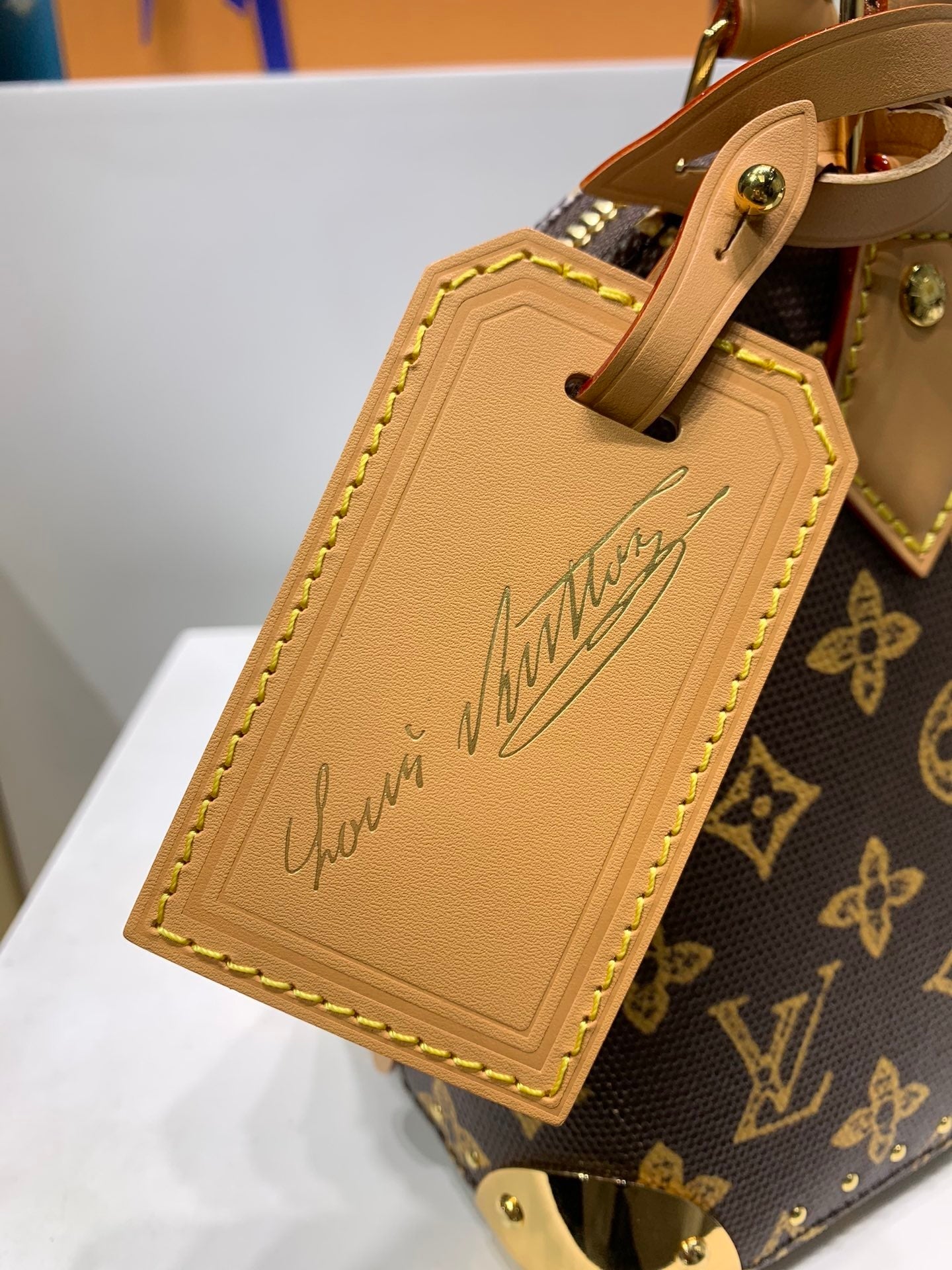 Louis Vuitton Alma Trunk BB Monogram Origine Canvas