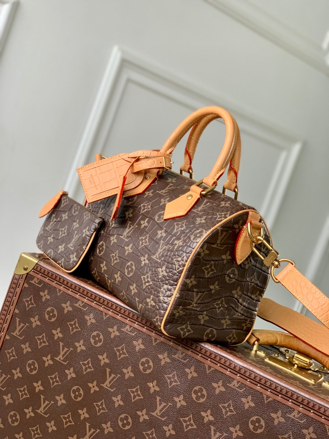 Louis Vuitton Speedy 25 Pharell Williams Crocodile leather