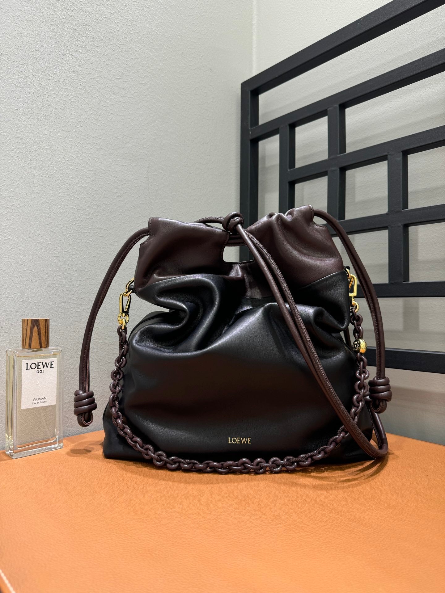 Loewe Flamenco purse tote in mellow nappa lambskin