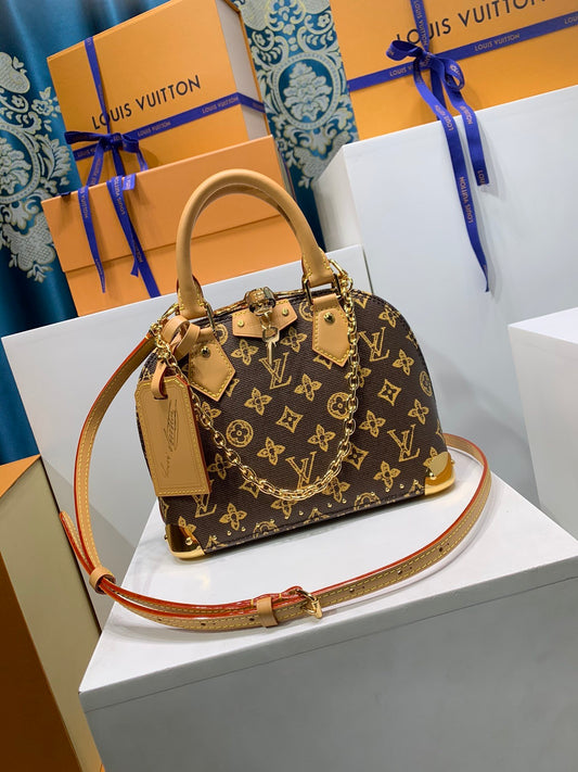 Louis Vuitton Alma Trunk BB Monogram Origine Canvas