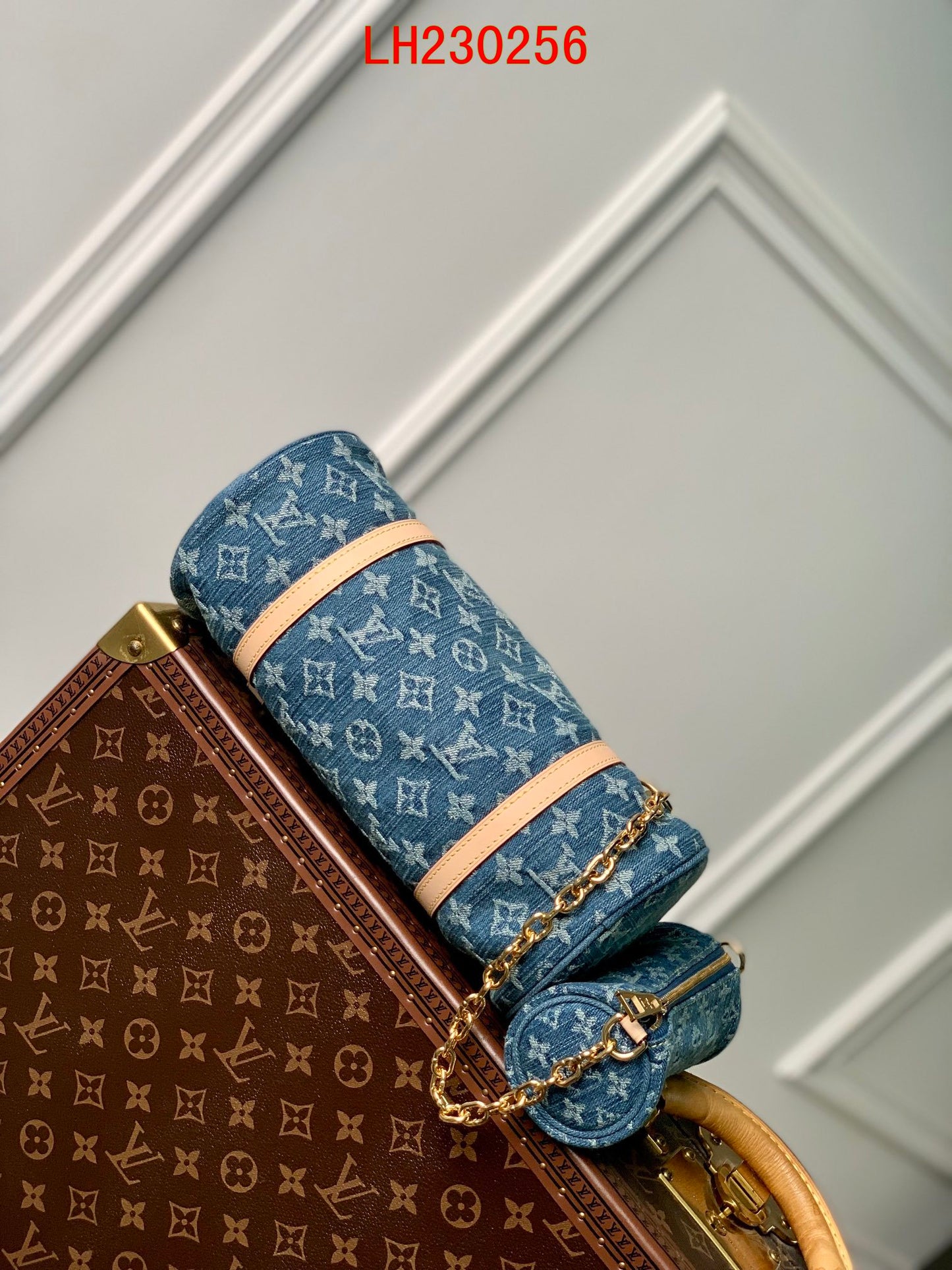 Louis Vuitton  Papillon Monogram Denim