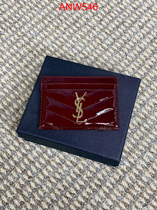 YSL Patent leather card holder