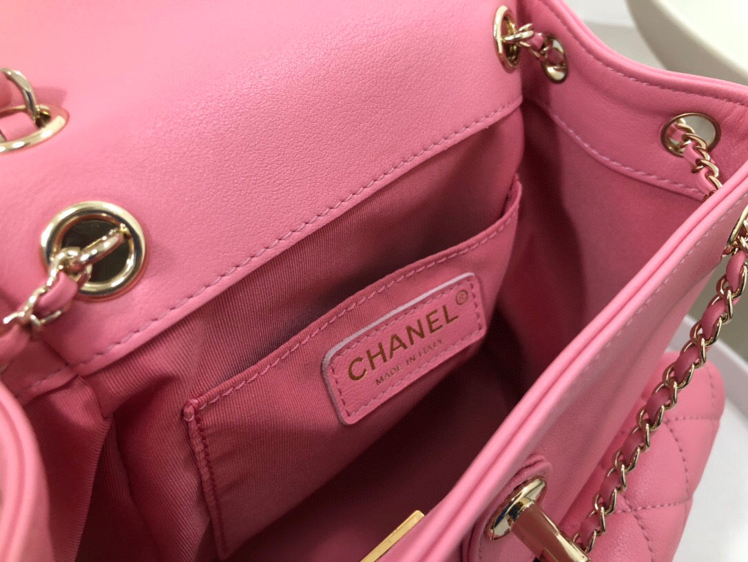 Chanel Duma Backpack Sheepskin Leather