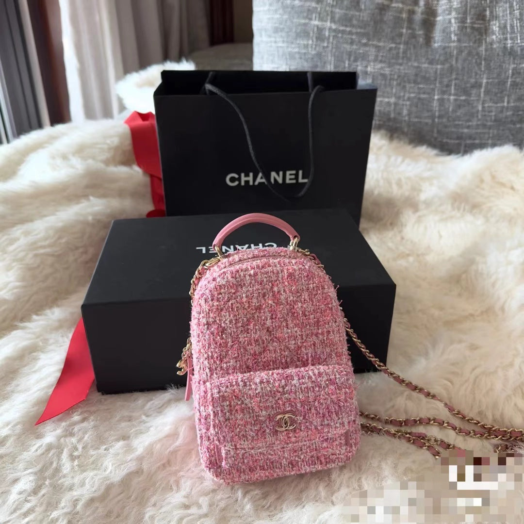 Chanel Tweed Backpack