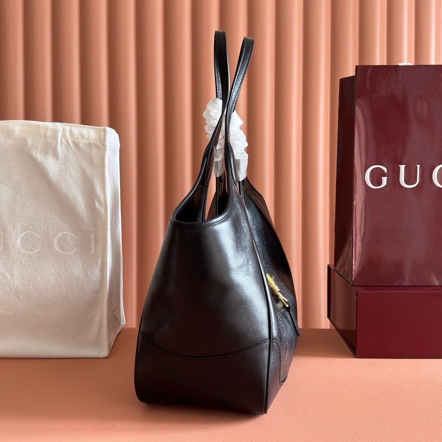 Gucci Mercato Leather medium tote bag