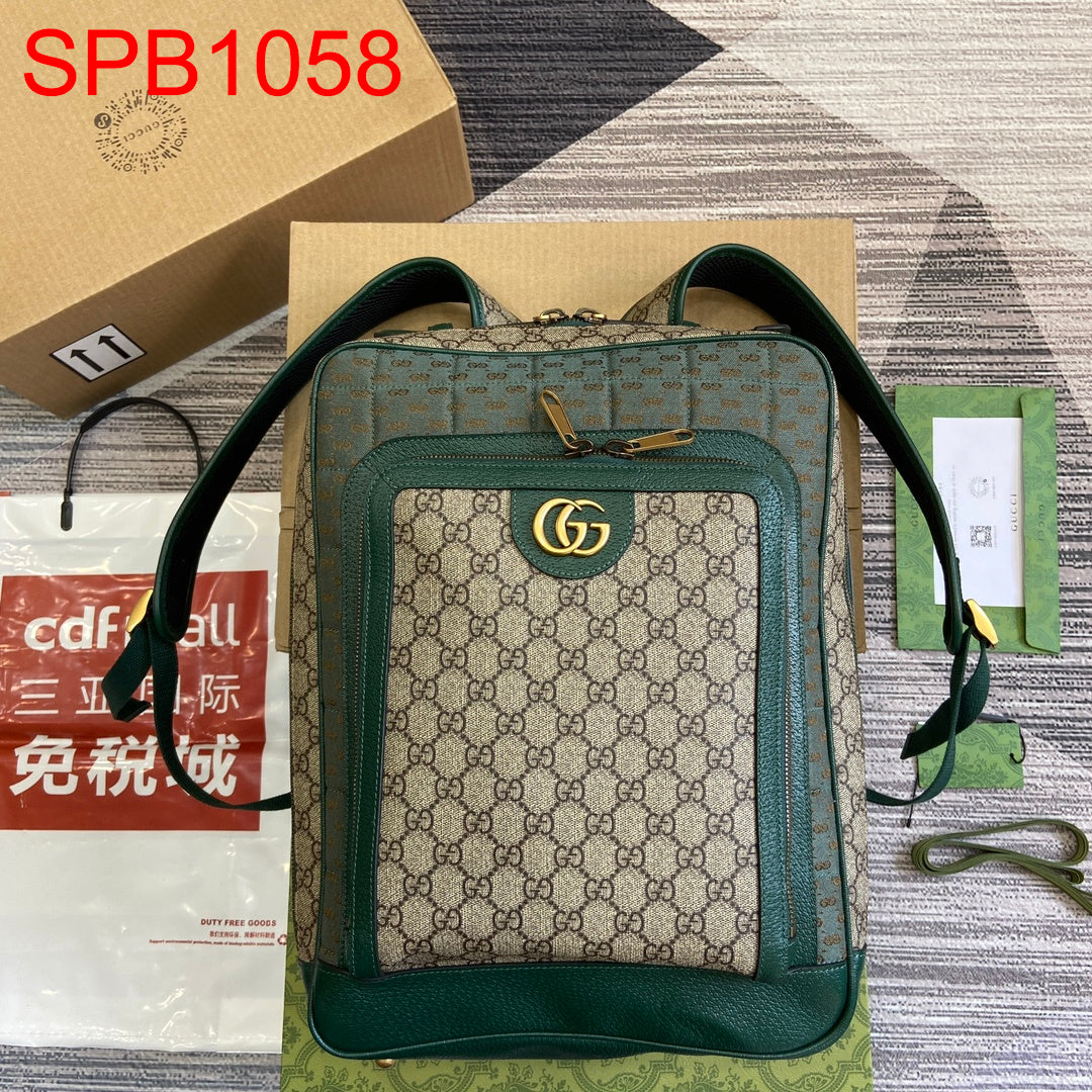 Gucci Medium Canvas Backpack