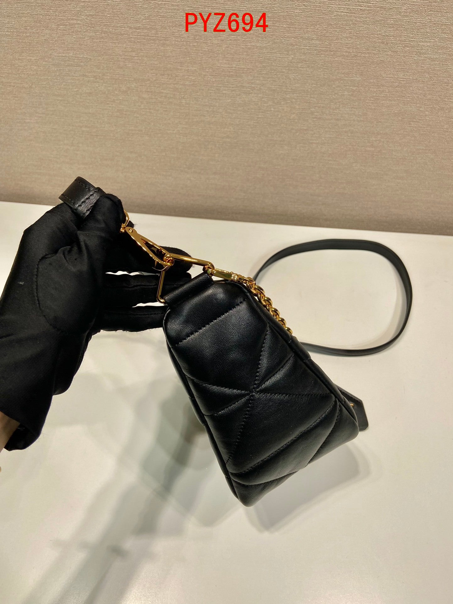 Prada Triangle Leather Bag