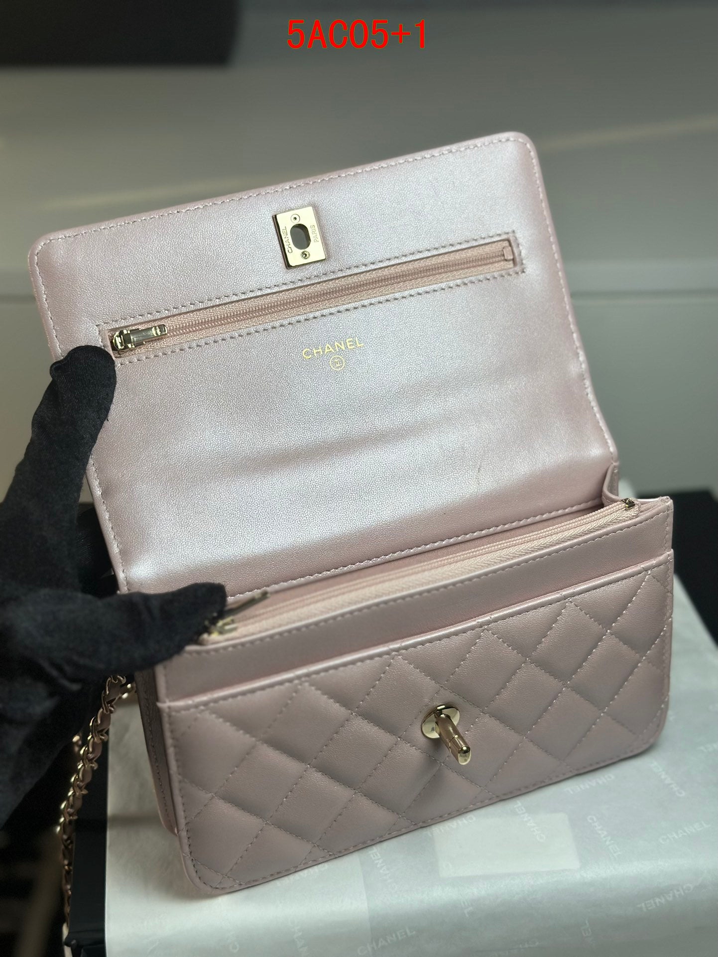 Chanel Woc leather bag