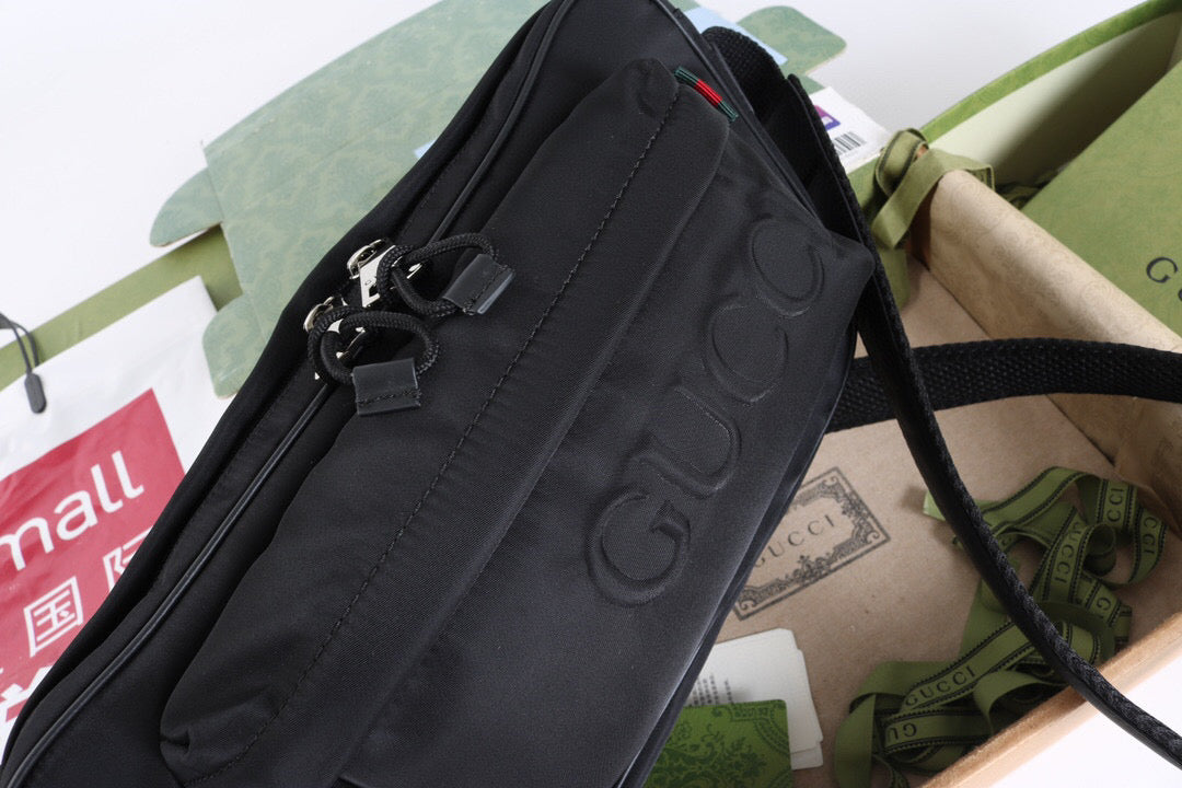 Gucci Small crossbody bag with Gucci logo Nylon