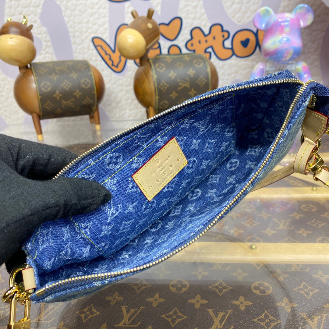 Louis Vuitton Denim Pochette Accessories