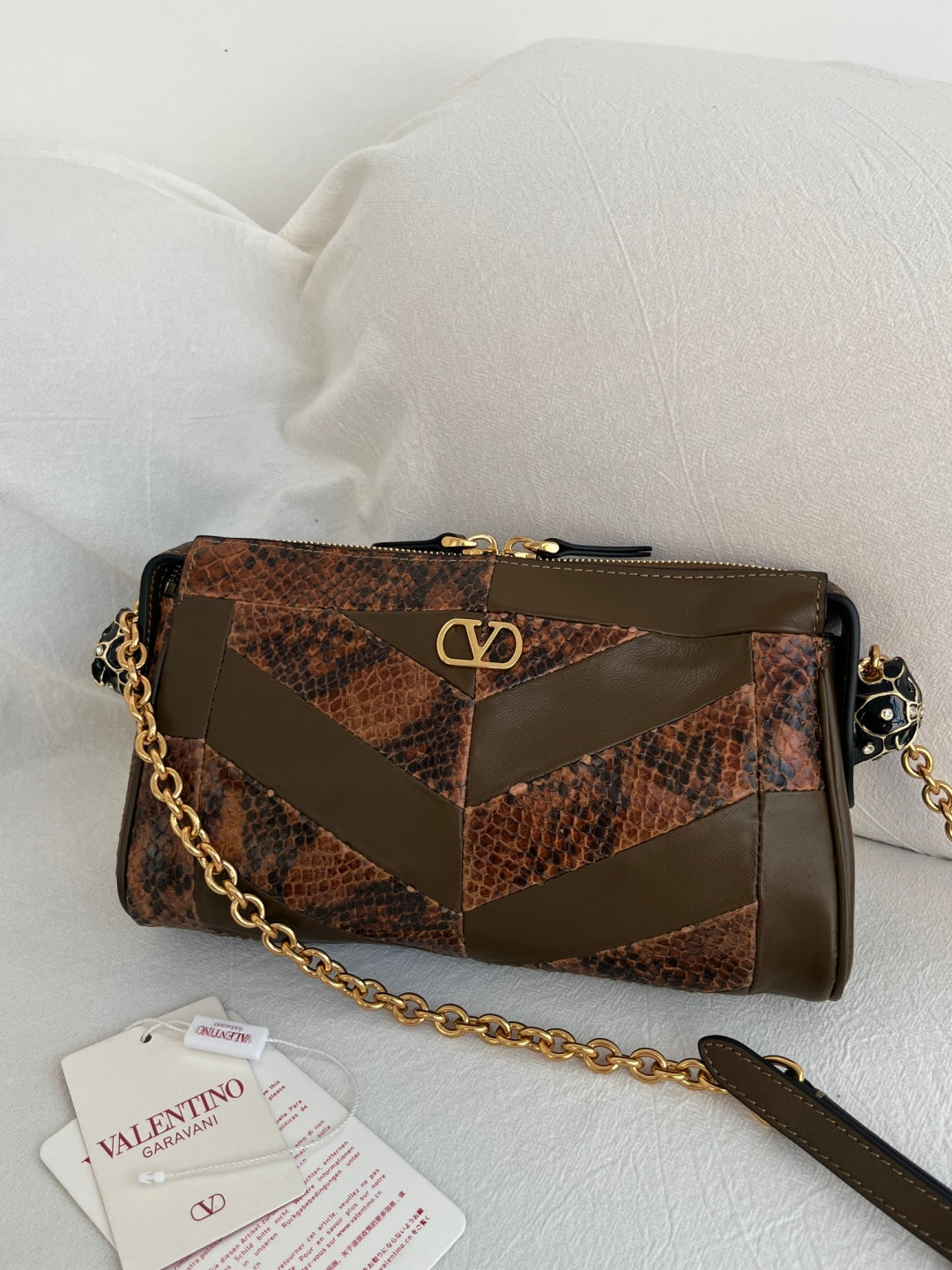 Valentino Panthea Small leather bag