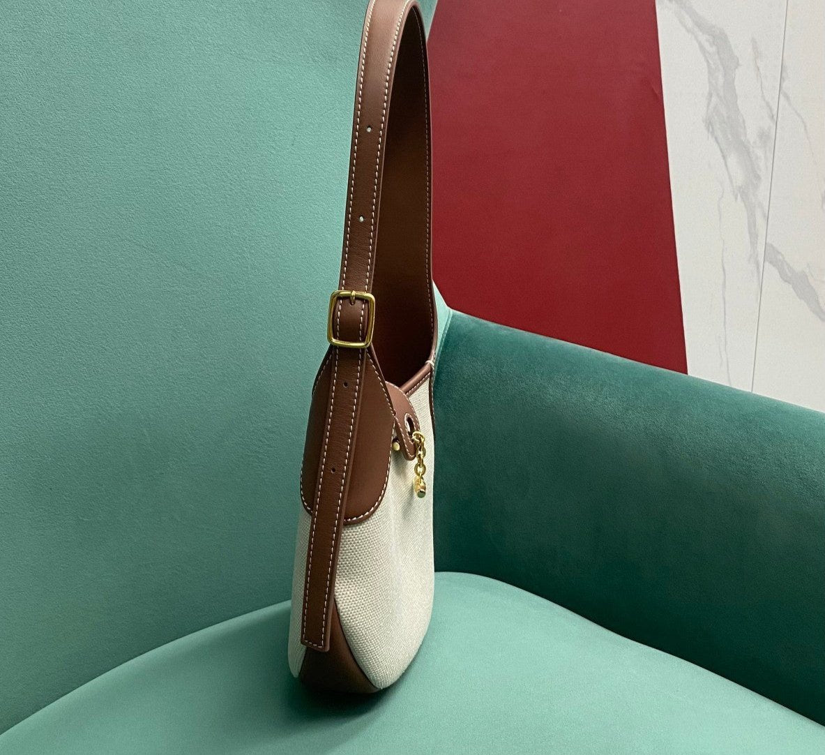 Loro Piana Bobbin Canvas bag