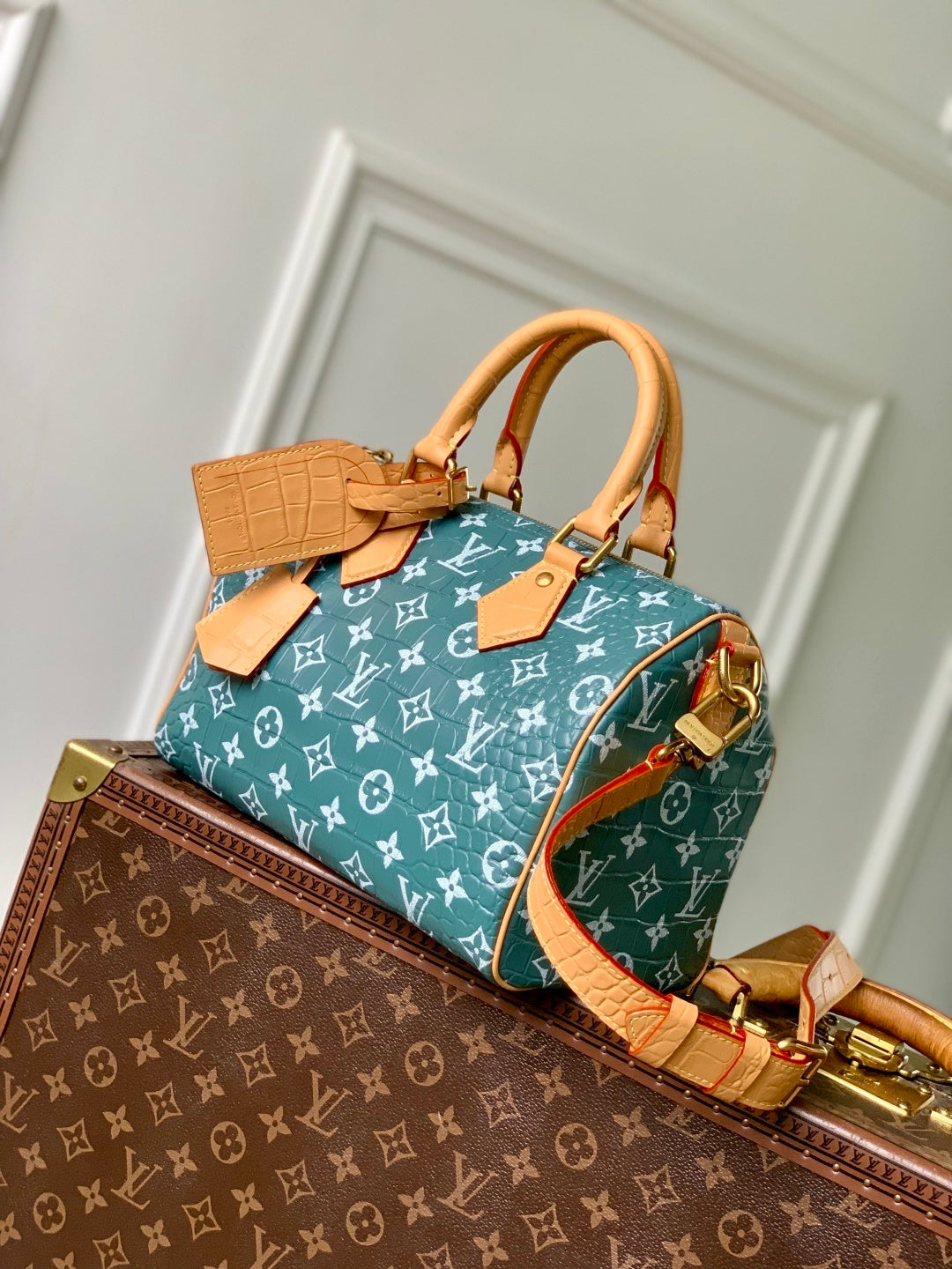 Louis Vuitton Pharell Williams Speedy 25 Crocodile leather