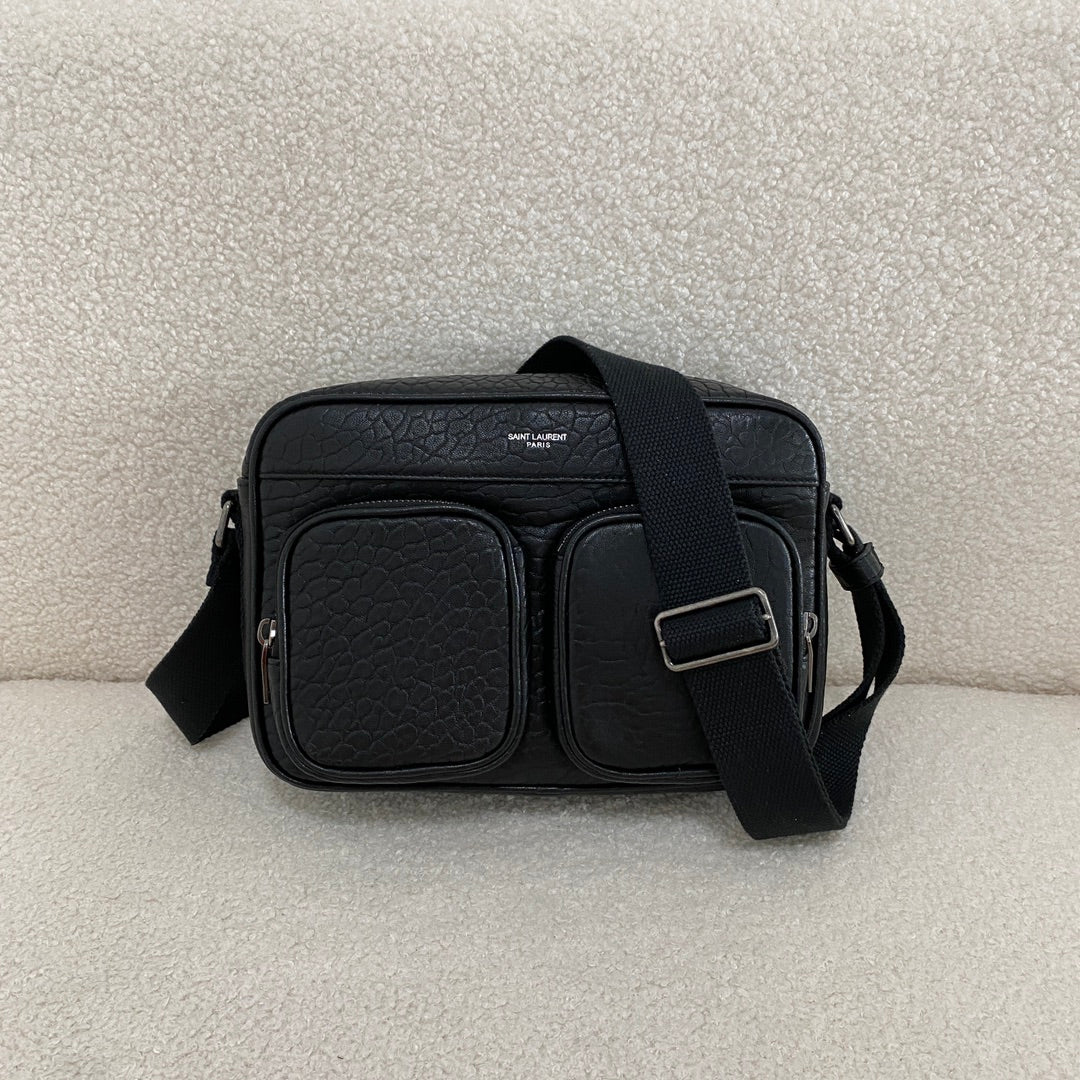 YSL Camera bag City bag grained lambskin