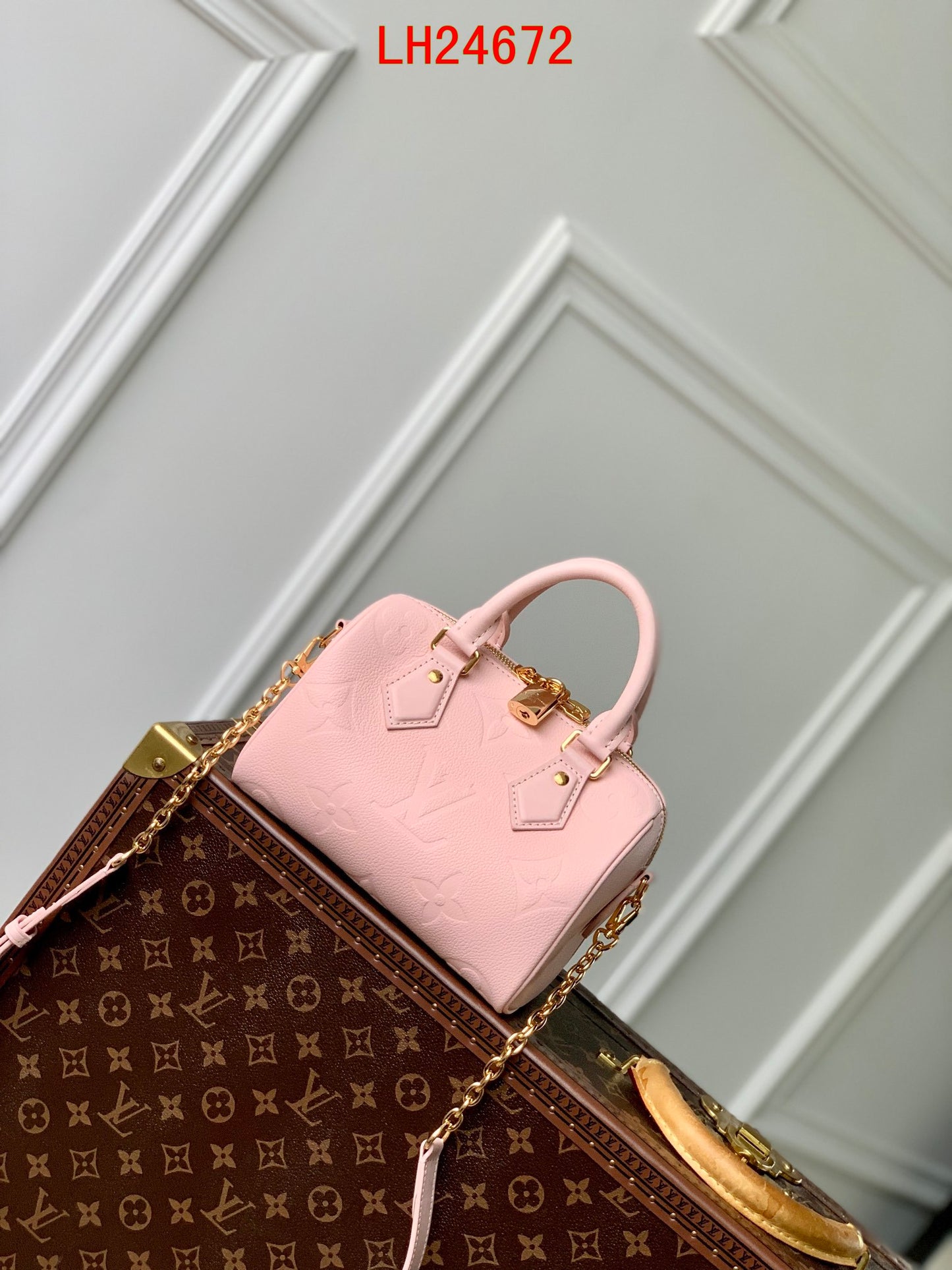 Louis Vuitton Speedy Bandoulière 20 empreinte pink